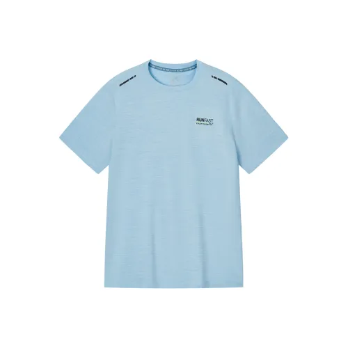 361° T Shirt Men's Cooling Blue Heather Gray