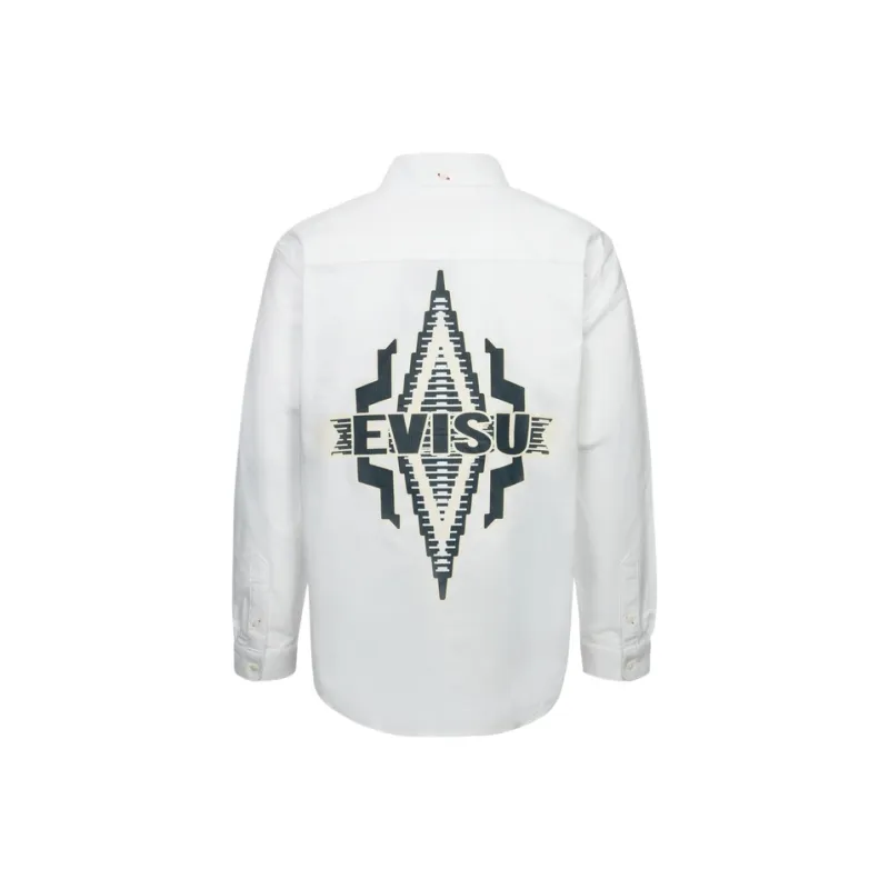 EVISU 2024 Fall And Winter Shirt Men White-0