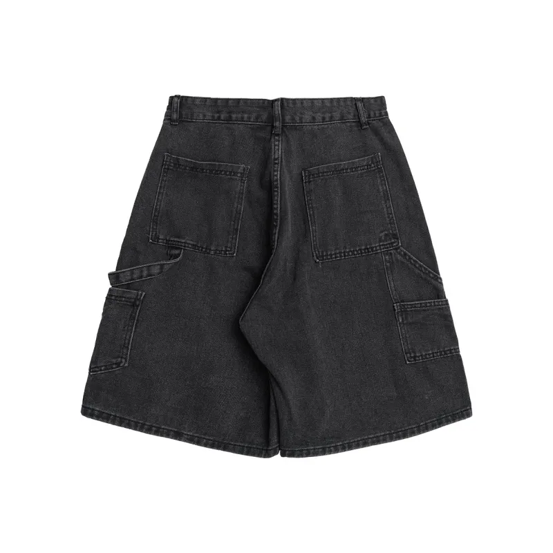 AMBER LIGHT Denim Shorts Unisex-4