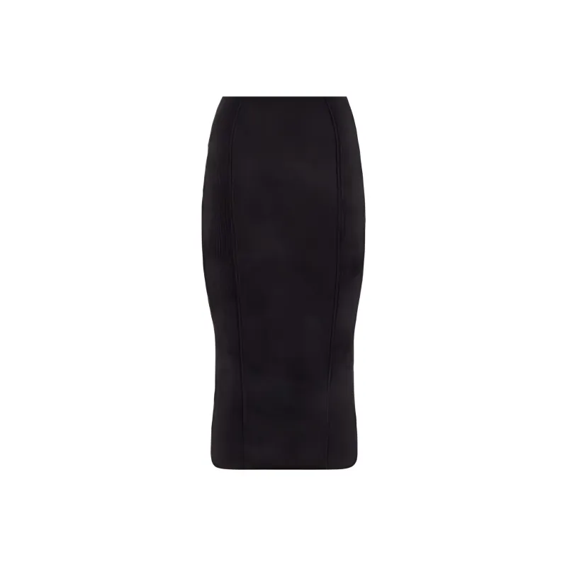 FENDI X Skims Velvet Knit Midi Dress Black-4