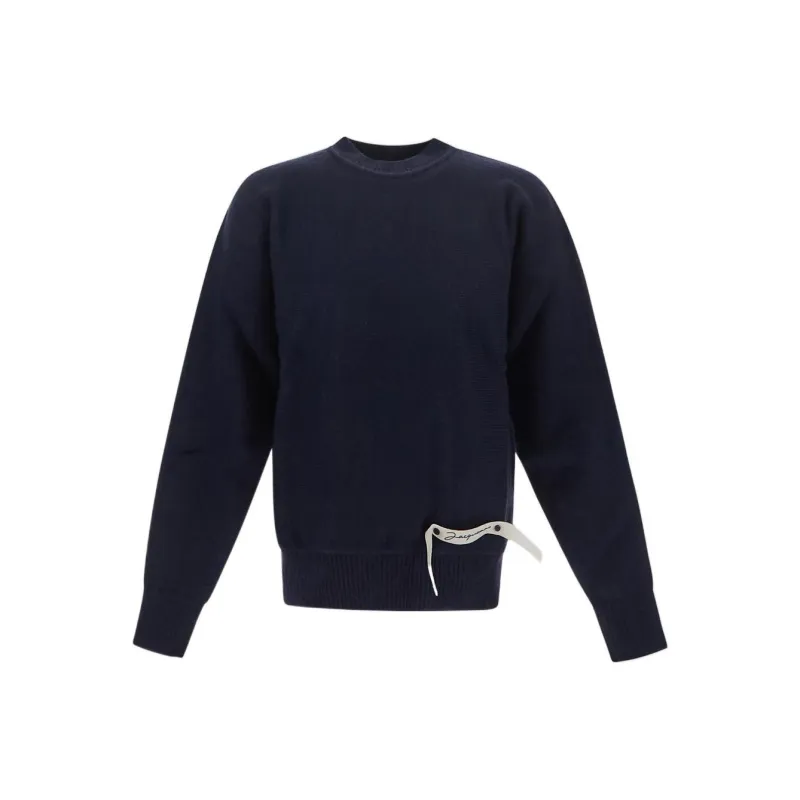 Jacquemus Sweaters Unisex Navy Blue-0