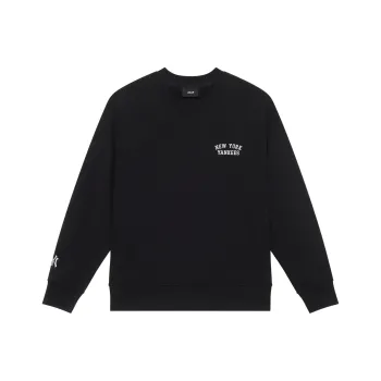 MLB New York Yankees Basic Collection 24FW Pre Fall Pullover Sweatshirt Unisex Black