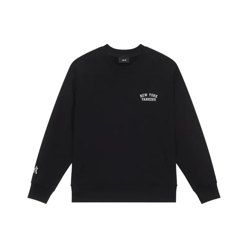 MLB New York Yankees Basic Collection 24FW Pre Fall Pullover Sweatshirt Unisex Black-0