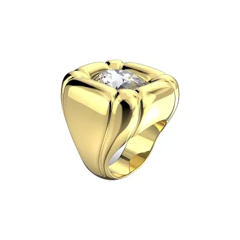 Swarovski Crystal Rings Unisex Gold