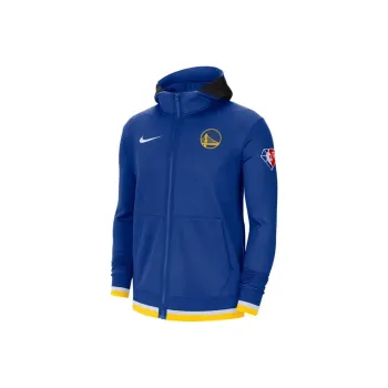 Nike Nba Golden State Warriors Showtime Dri Fit Full Zip Hoodie
