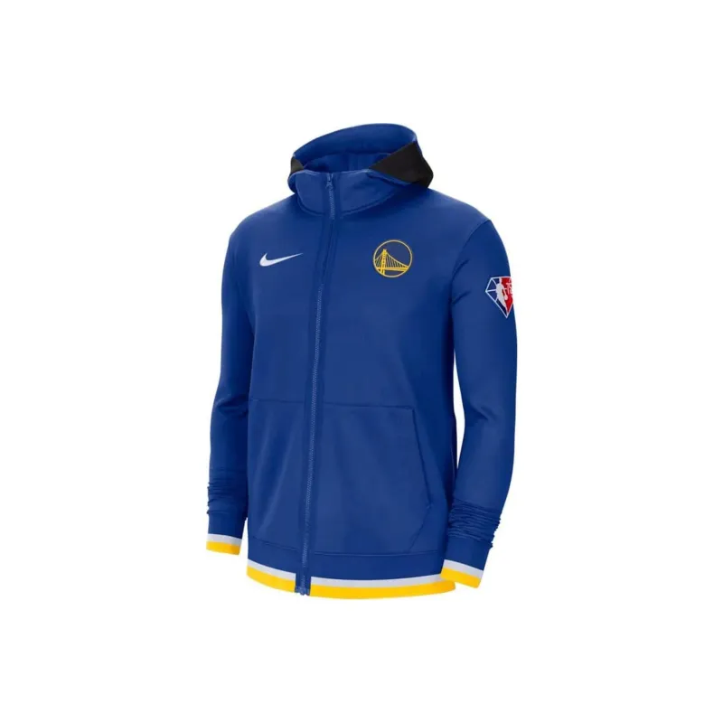Nike Nba Golden State Warriors Showtime Dri Fit Full Zip Hoodie-0