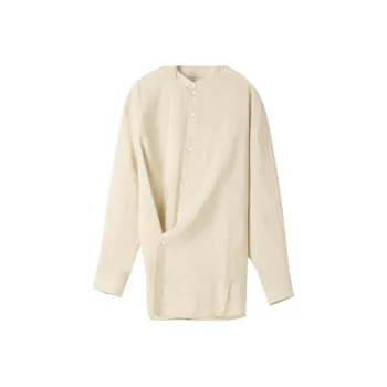 Lemaire Band collar Silk blend Shirt
