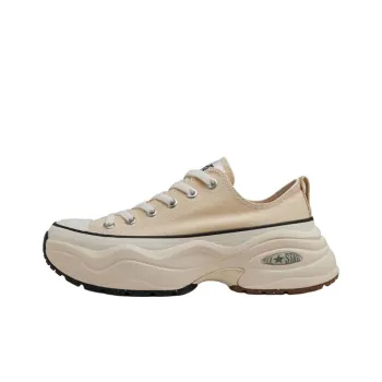 Converse All Star Anti Slip Wear Resistant Low Top Canvas Shoes Unisex Beige