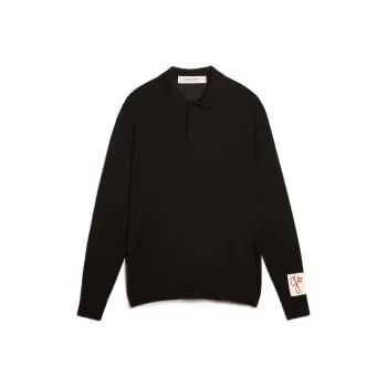 Golden Goose Long sleeve Knitted Polo Shirt