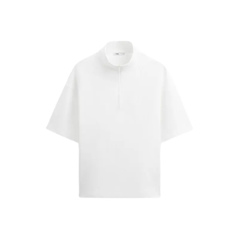 ZARA Sweatshirt Men's Frosted White-0