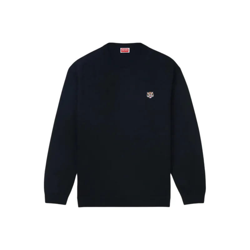 KENZO Lucky Tiger Embroidered Knit Jumper-0