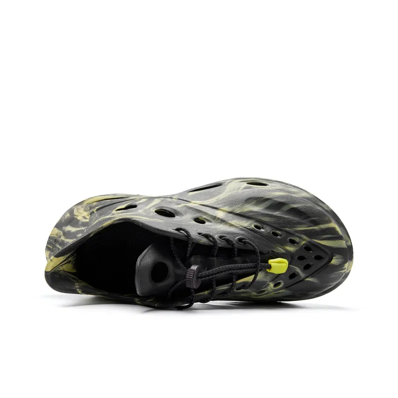 QIAODAN Clogs Men's Black Green-3