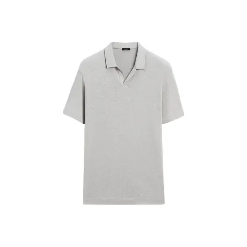 Massimo Dutti Polo Shirt Men's Gray