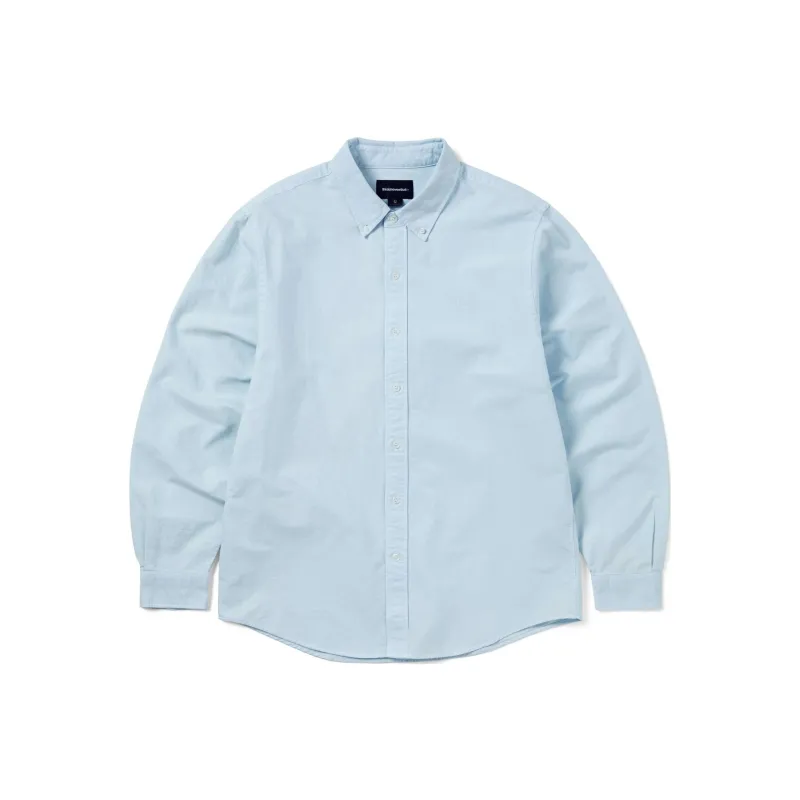 Thisisneverthat FW24 FW24 Overdyed T Logo Oxford Shirt Shirt Unisex Blue-0