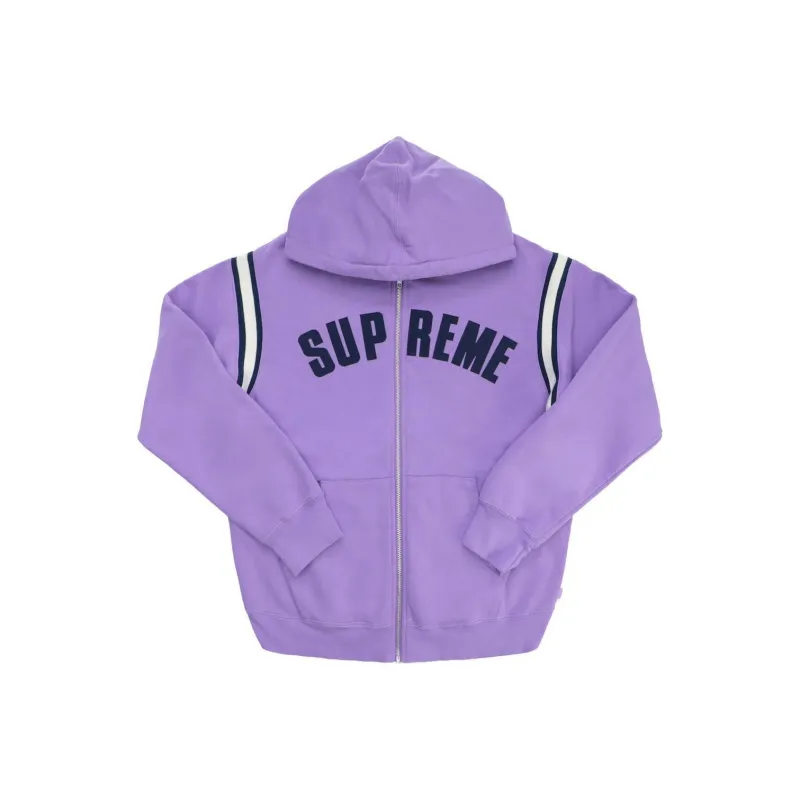 Supreme Jet Sleeve Zip Up Hooded Sweatshirt-0