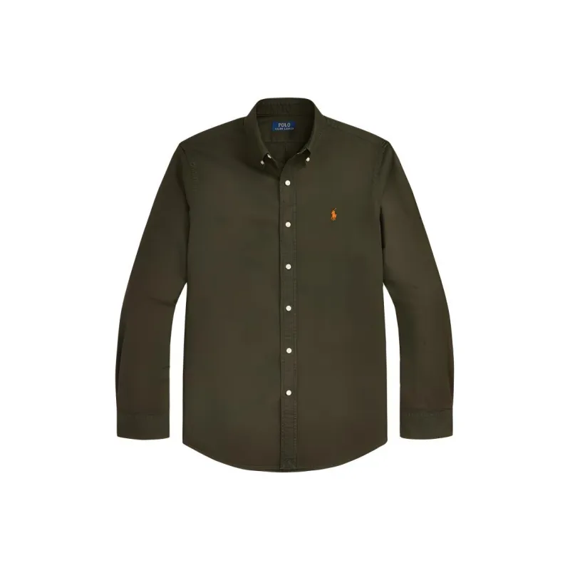 Polo Ralph Lauren FW24 Shirt Men's Olive Green-0