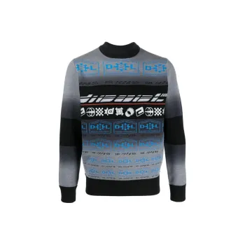 DIESEL Sweaters Men Gray