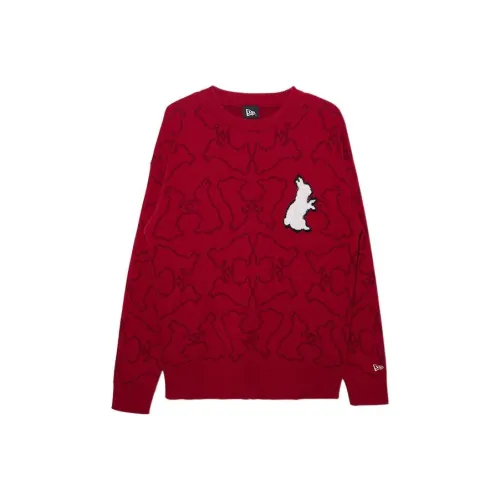 New Era Sweaters Unisex Red
