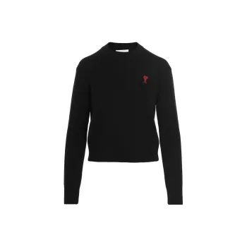 AMIPARIS Paris Ami De Coeur Embroidered Crewneck Jumper