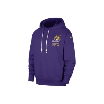 Nike Los Angeles LakersDri FIT Standard Issue FW24 Courtside Sweatshirt Men's Purple