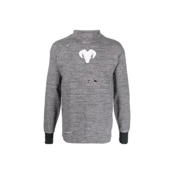 Maison Margiela Distressed Ram Printed T Shirt