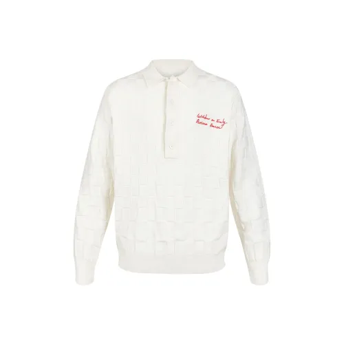 Bosieagender Knitwear Unisex Ecru
