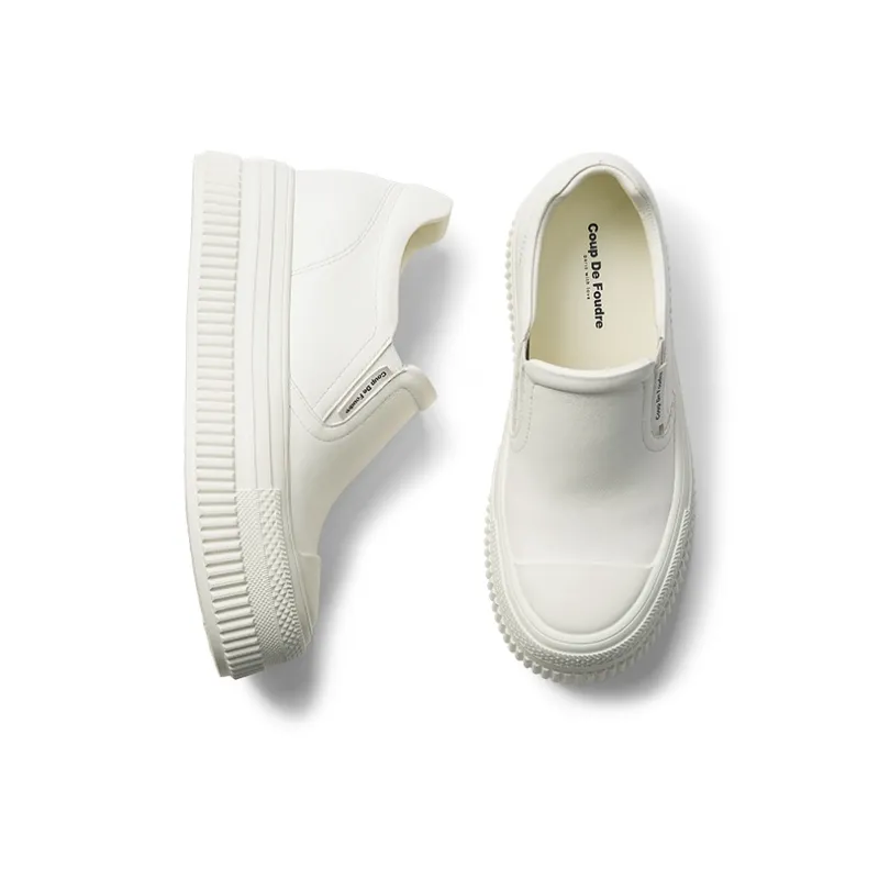 Coup De Foudre Waterproof Height Increase Low Top Skateboard Shoes Women's-7