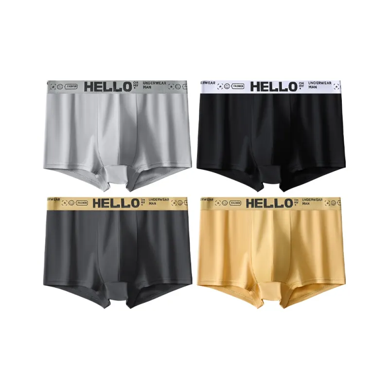 KJ Boxer Briefs Men's 4 Pack Gift Box Set-8
