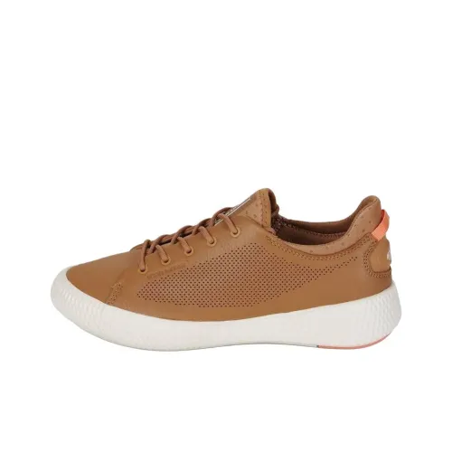 Palladium Pallanova Anti Slip Wear Resistant Low Top Casual Shoes Women's Brown