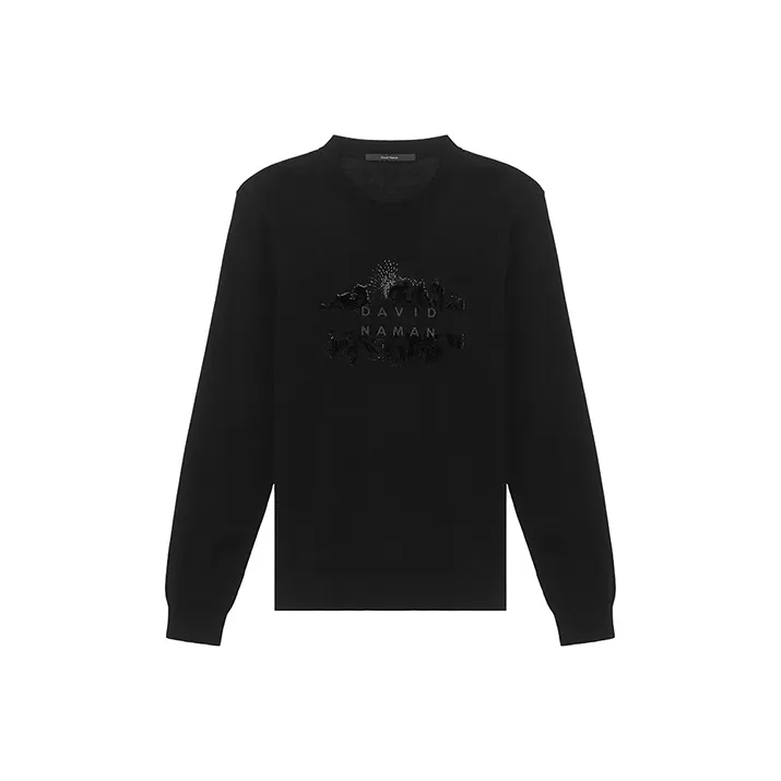 DAVID NAMAN Sweaters Men Black-0