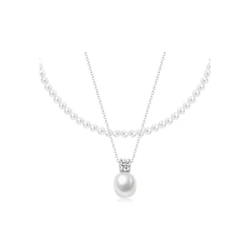 Lao Feng Xiang S925 Silver Necklaces Women's