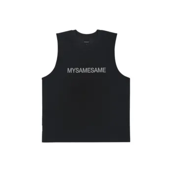 MYSAMESAME Tank Top Unisex Black In Stock