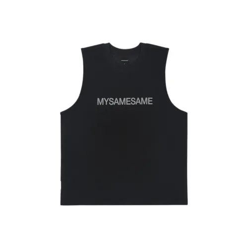 MYSAMESAME Tank Top Unisex Black In Stock