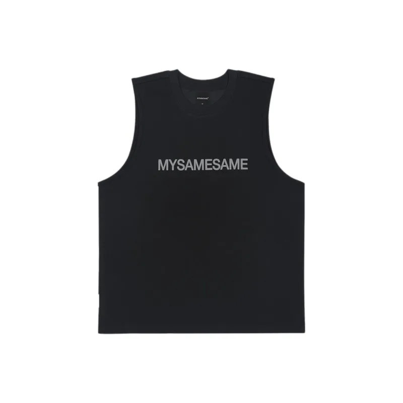 MYSAMESAME Tank Top Unisex Black In Stock-0