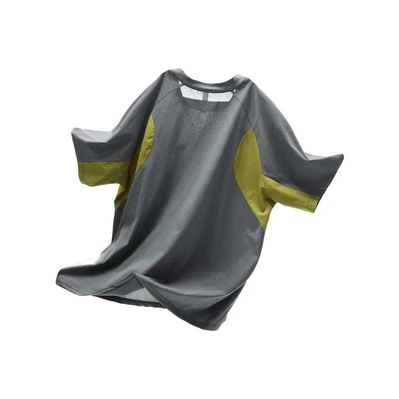 Warrior Raglan Sleeve T Shirt Unisex Stone Gray-2