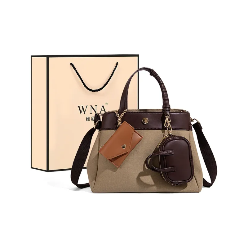 Vigno Canvas Handbag, One Shoulder, Crossbody Bag Women's Multicolor-21