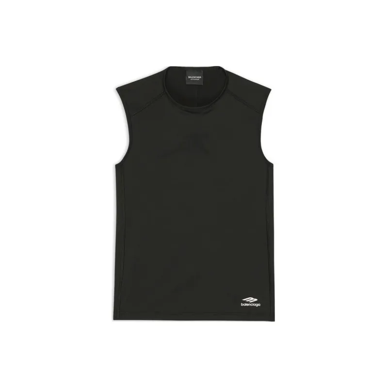 Balenciaga FW22 Tank Tops Regular Fit Men's Black-0