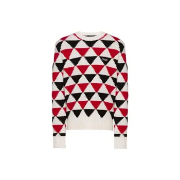 PRADA Cashmere Sweaters Men Red