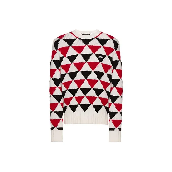 PRADA Cashmere Sweaters Men Red-0