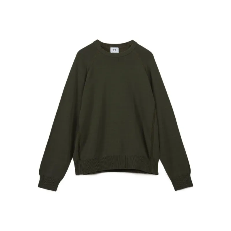 Y 3 Crew neck Long sleeve Jumper-0