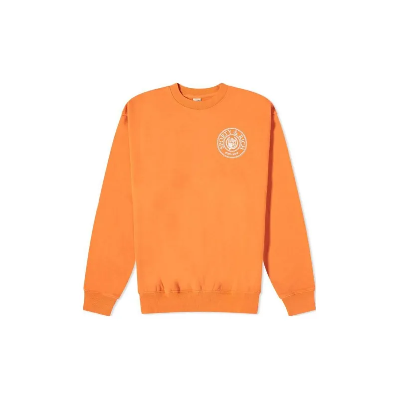 SPORTY & RICH Connecticut Crest Logo print Sweatshirt-0