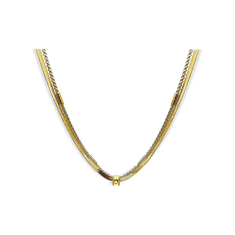 PUENTE Titanium Steel Necklaces Men's-0