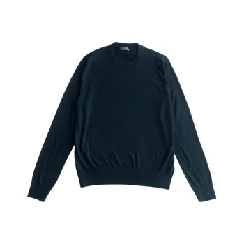 DIOR Quarterly New Products Cashmere Sweaters Men Green