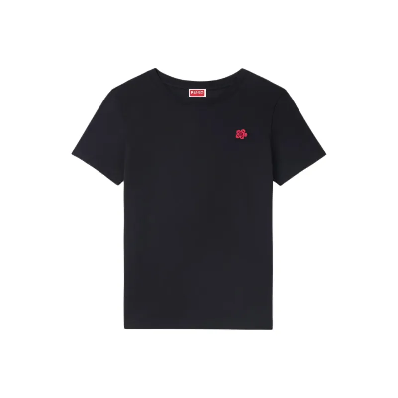KENZO Boke Flower Embroidered Crewneck T Shirt-0