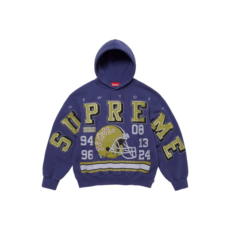 Supreme Champions Studded Hooded Sweatshirt-0