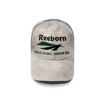 False Perception Cotton Baseball Caps Unisex Dirty White