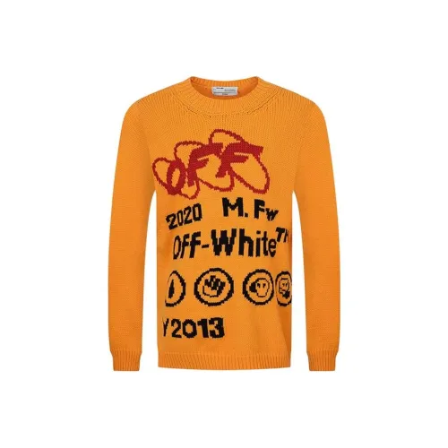 OFF WHITE Sweaters Men Orange