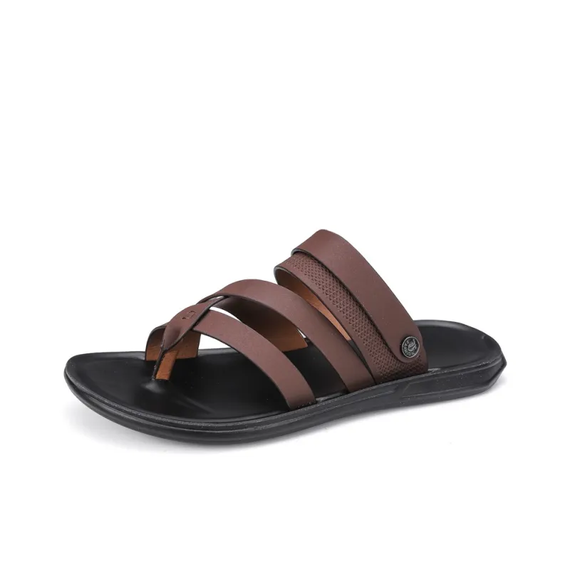 Shiozawa Rubber Sole Stitching Abrasion Resistant Flip Flops Men's-6