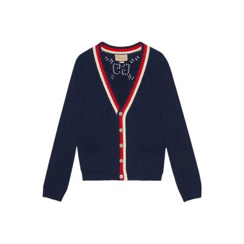GUCCI SS23 Sweater Men's Navy Blue
