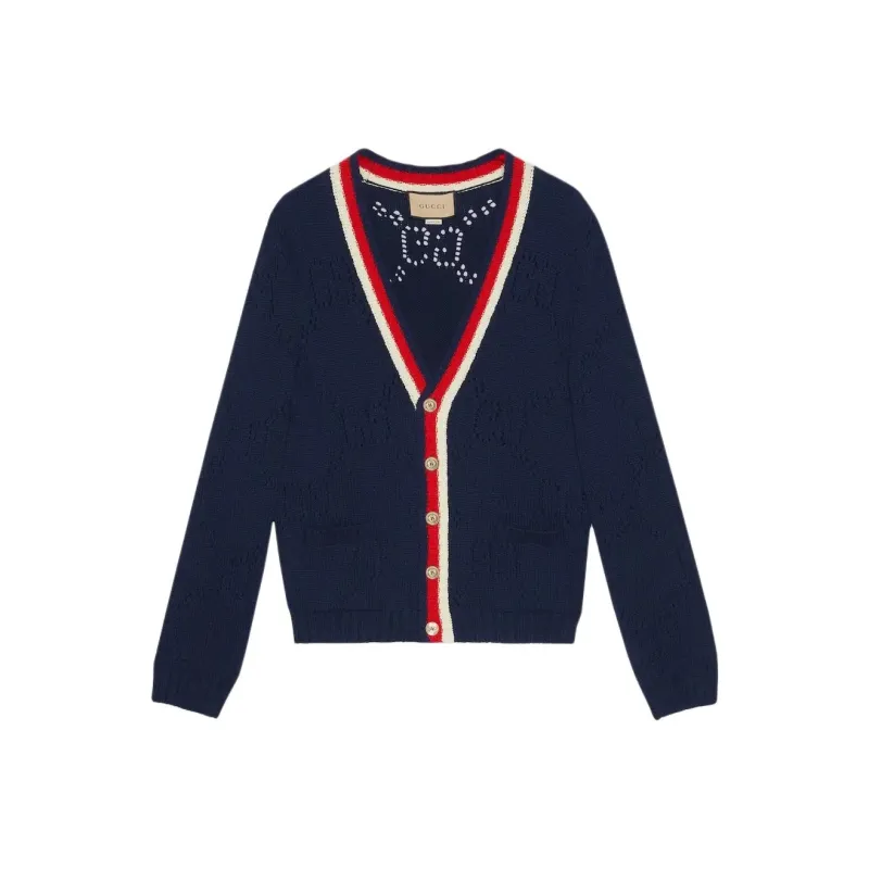 GUCCI SS23 Sweater Men's Navy Blue-0